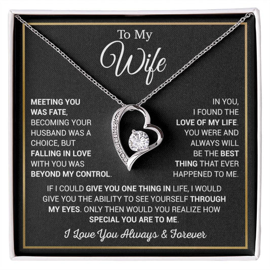 To My Wife Necklace, Valentines Day Gift For Wife, Gifts For Wife From Husband