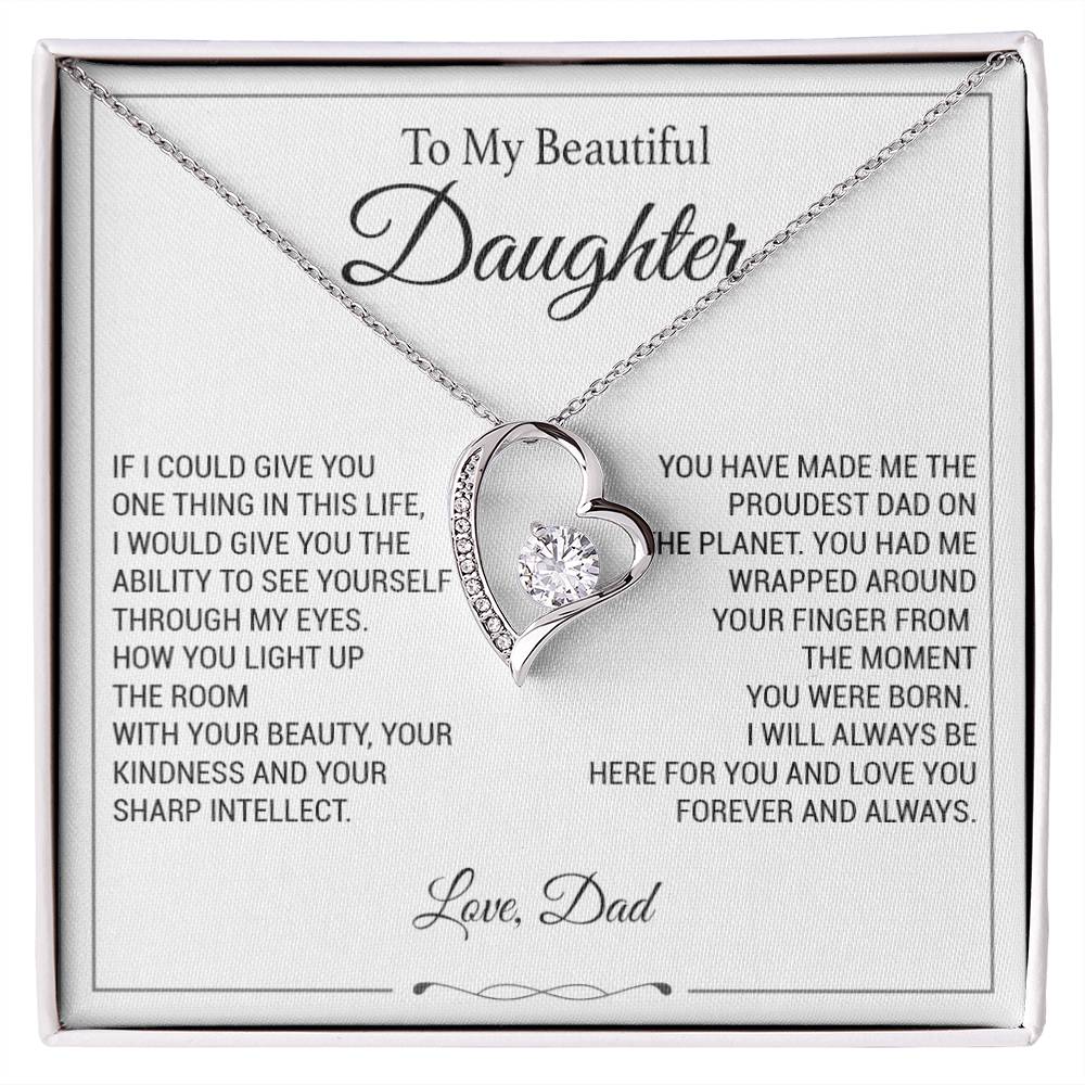 To My Daughter Necklace, Father to Daughter Necklace, Birthday Gift, Daughter Necklace 9_11