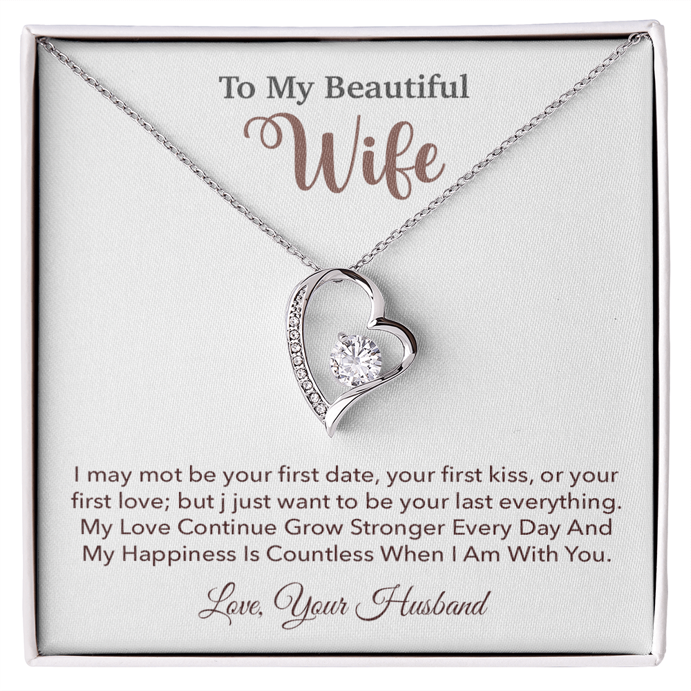To My Wife Necklace, Wife Gift From Husband, Wife Husband Necklace, Christmas Gift 5_10