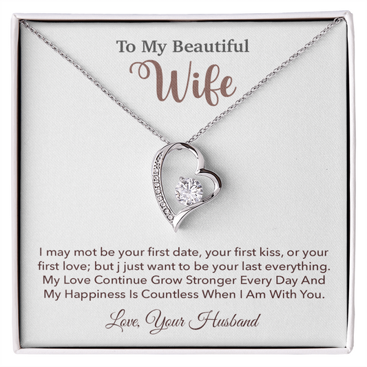 To My Wife Necklace, Wife Gift From Husband, Wife Husband Necklace, Christmas Gift 5_10