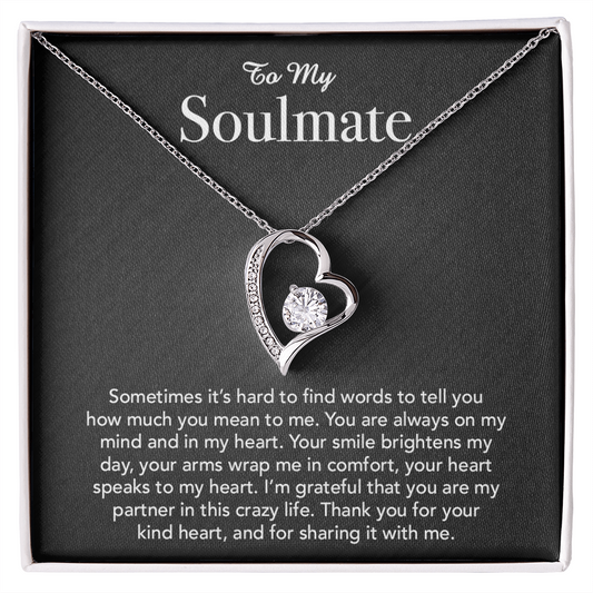 To My Soulmate Necklace, Gift For Wife, Anniversary Gift, Christmas Gift 3_5