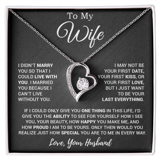 To My Wife Necklace, Gift For Wife, Anniversary Gift For Wife, Necklace For Wife 27_3