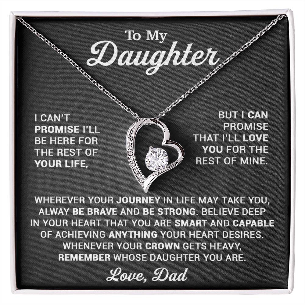 To My Daughter Necklace, Gift for Daughter from Dad, Daughter Father Necklace 12_4