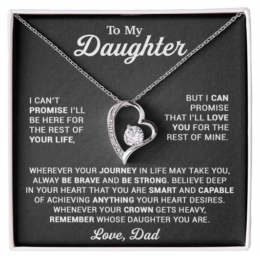 To My Daughter Necklace, Gift for Daughter from Dad, Daughter Father Necklace 12_4