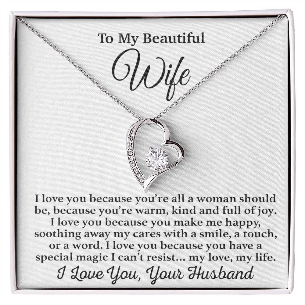 To My Wife Necklace, Gift From Husband, Anniversary Jewelry Gifts Wife 25_3