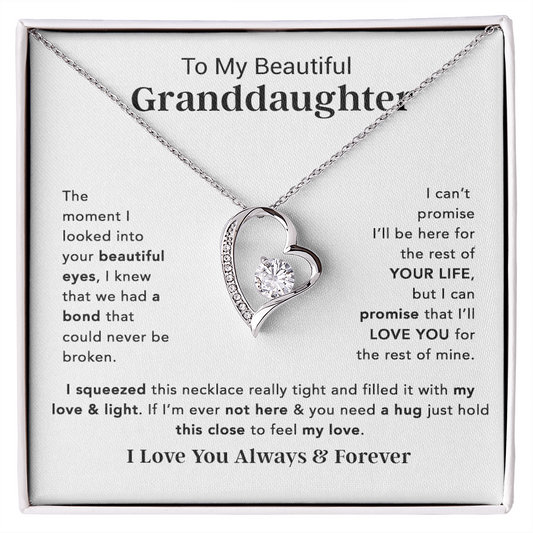 To My Granddaughter Necklace, Birthday Gift For Granddaughter, Birthday Gifts 14_12