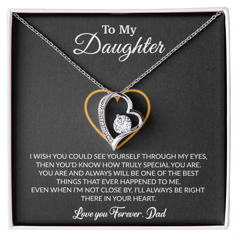 To My Daughter Necklace, Gift for Daughter from Dad, Father Daughter Necklace 22_6