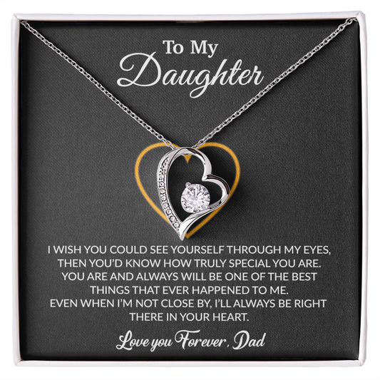 To My Daughter Necklace, Gift for Daughter from Dad, Father Daughter Necklace 22_6