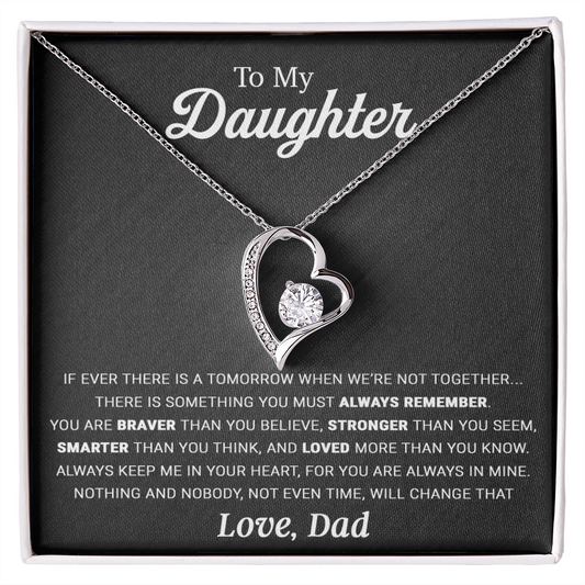 To My Daughter Necklace, Daughter Father Necklace, Daughter Gift From Dad 10_4