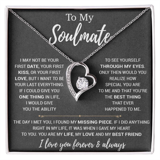 To My Soulmate Necklace, Birthday Gifts For Her, Christmas Gift For Soulmate 13_9