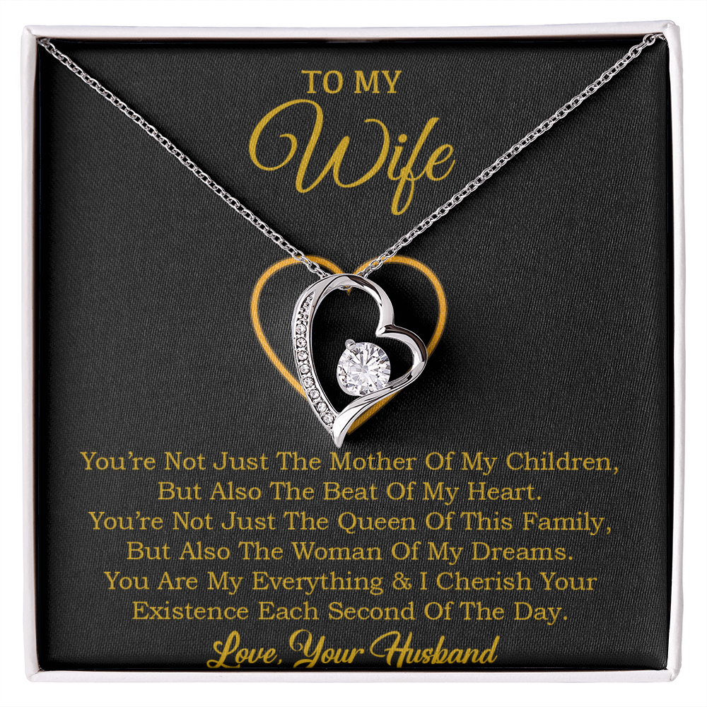 To My Wife Necklace, Gift For Wife, Anniversary Gift For Wife, Necklace For Wife 30_1_Gold