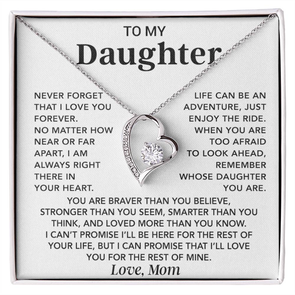 To My Daughter Necklace, Daughter Mother Necklace, Daughter Gift From Mom 16_8