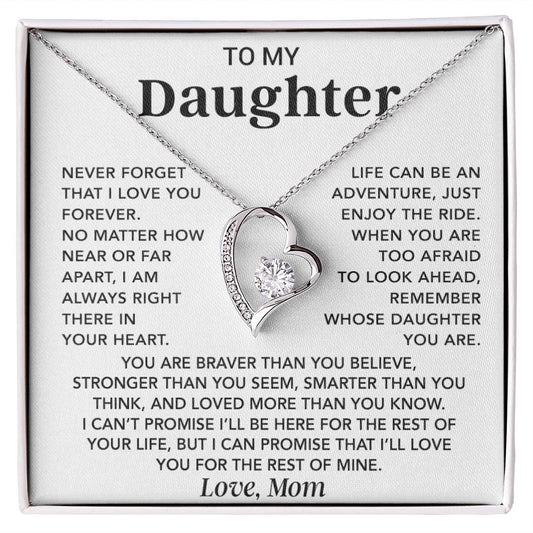 To My Daughter Necklace, Daughter Mother Necklace, Daughter Gift From Mom 16_8