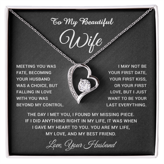 To My Wife Necklace, Gift For Wife, Anniversary Gift For Wife, Necklace For Wife 3_5