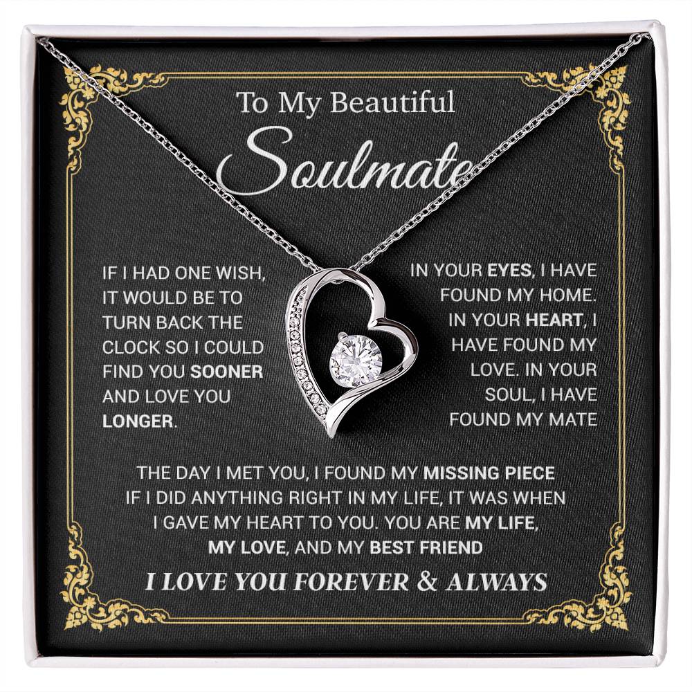 To My Soulmate Necklace, Gift for Wife, Girlfriend, Anniversary Gift 23_11
