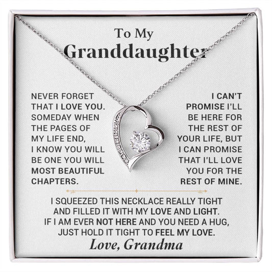 To My Granddaughter Necklace, Granddaughter Gift from Grandma, Gift from Grandpa 28_7