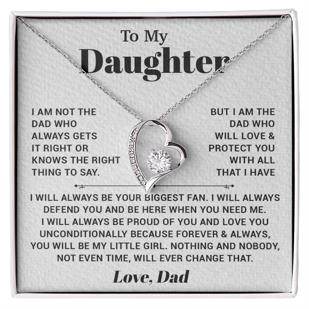 To My Daughter Necklace, Gift for Daughter from Dad, Father Daughter Necklace 4_10