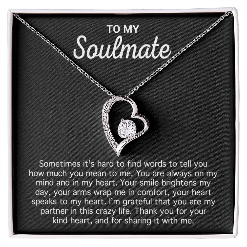 To My Soulmate Necklace, Gift For Wife, Anniversary Gift, Christmas Gift 9_11
