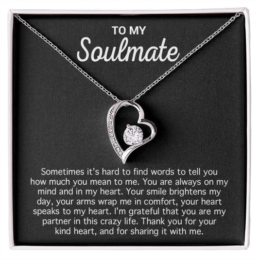 To My Soulmate Necklace, Gift For Wife, Anniversary Gift, Christmas Gift 9_11