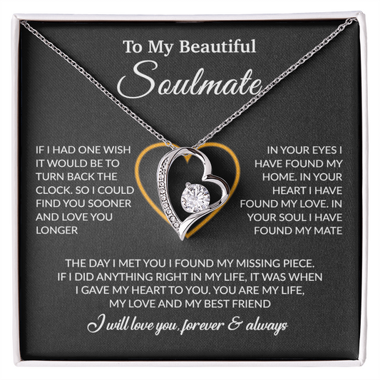 To My Soulmate Necklace, Anniversary Gift For Wife, Valentine Gift for Wife 17_12