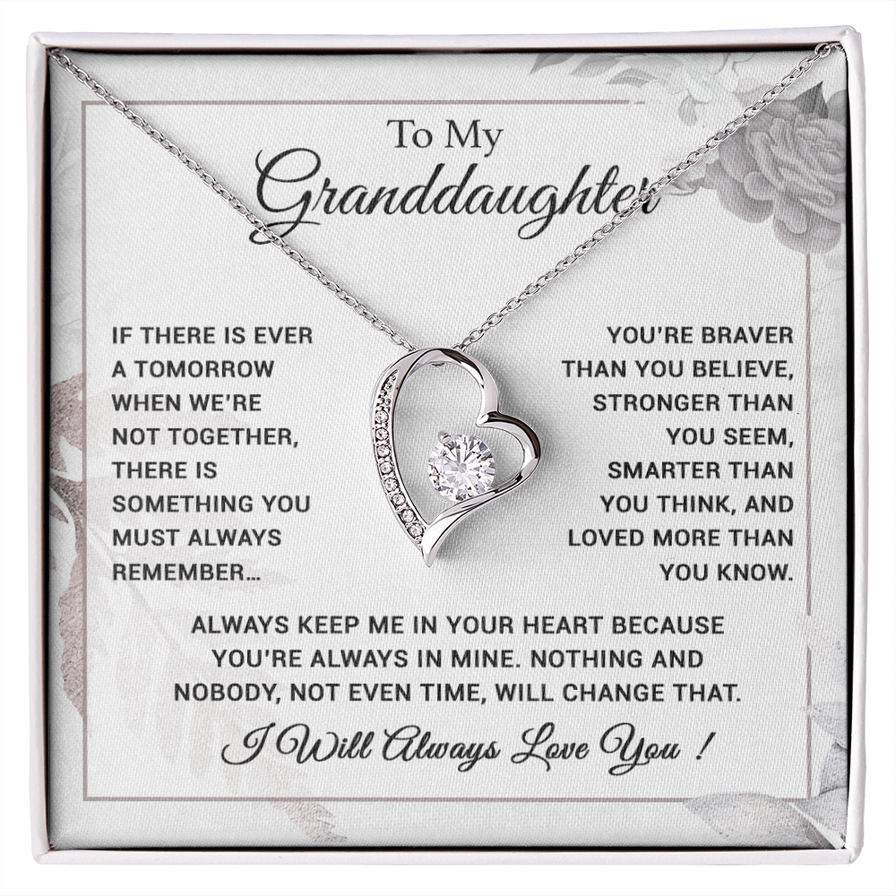 To My Granddaughter Necklace, Xmas Birthday Gift For Granddaughter from Grandma 26_8