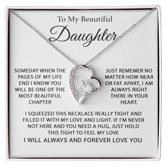 To My Daughter Necklace, Daughter Father Necklace, Daughter Gift From Dad 25_1