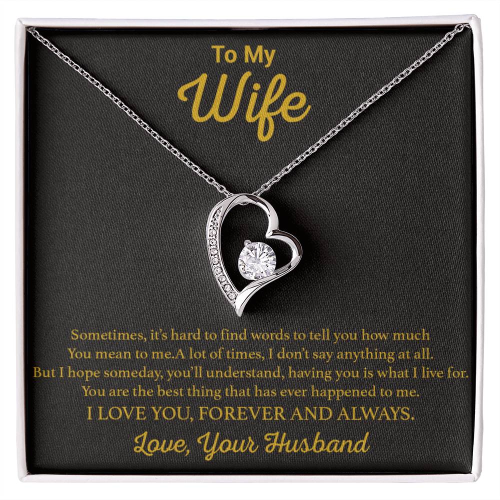 To My Wife Necklace, Gift For Wife, Anniversary Gift For Wife, Necklace For Wife 9_11