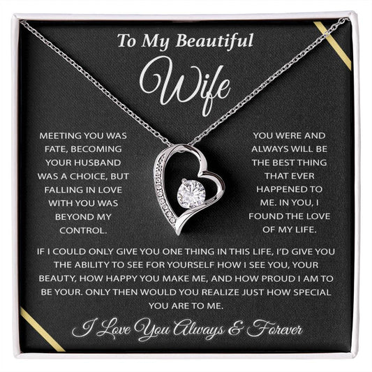 To My Wife Necklace, Wife Gift from Husband, Wife Birthday Gift, Christmas Gift 3_12