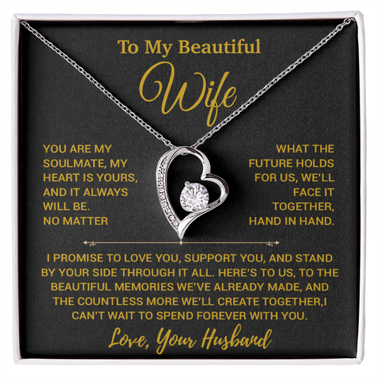 To My Wife Necklace, Vanlentines Gifts For Women, Anniversary Gift For Wife 29_12_