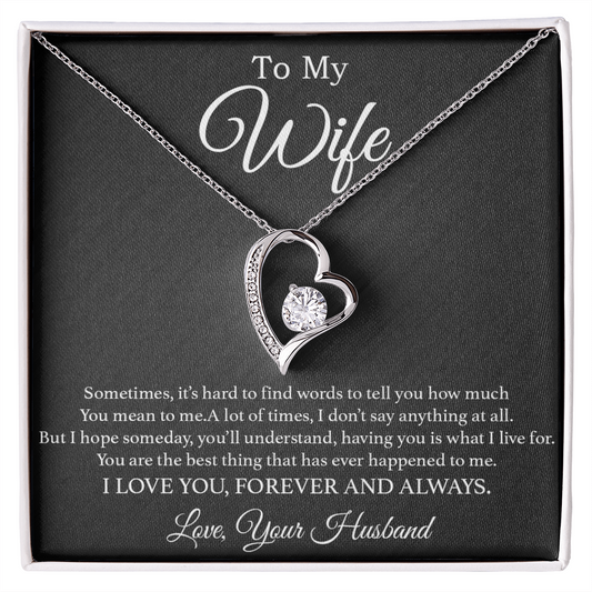 To My Wife Necklace, Gift For Wife, Anniversary Gift For Wife, Necklace For Wife 28_2