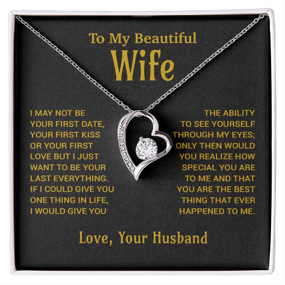 To My Wife Necklace, Christmas Gifts For Women, Anniversary Gift For Wife 14_11