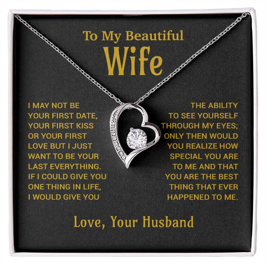 To My Wife Necklace, Christmas Gifts For Women, Anniversary Gift For Wife 14_11
