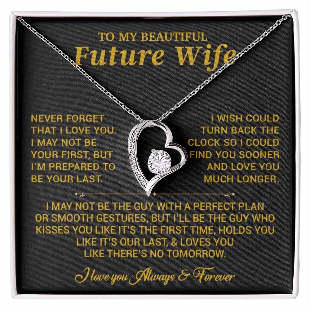 To My Beautiful Future Wife Necklace, Anniversary Birthday Christmas Gift for Her 26_6_Gold
