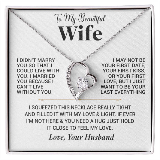 To My Wife Necklace, Christmas Gift For Wife, Christmas Gifts For Her, Wife Gift