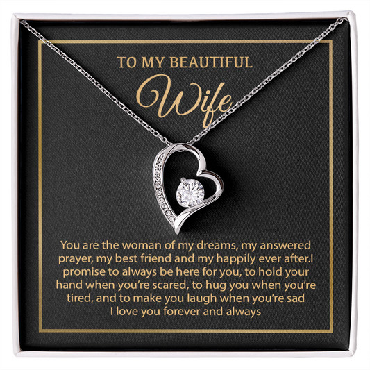 To My Wife Necklace, Christmas Gifts For Women, Anniversary Gift For Wife 19_12_Gold