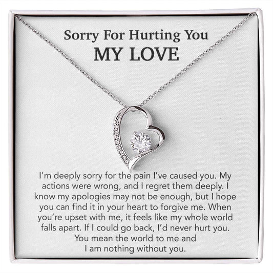 I'm Sorry Necklace Gift, Apology Gift For Her, Forgiveness Gift 29_10