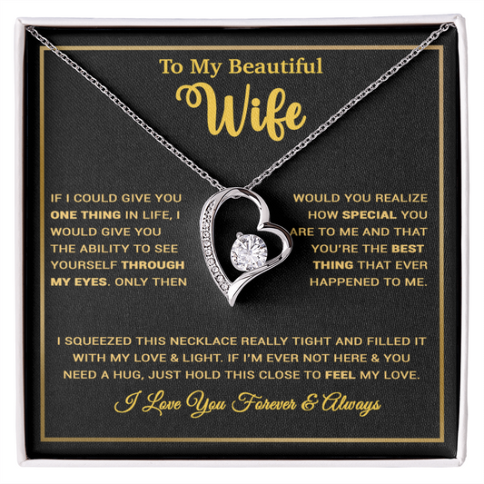 To My Wife Necklace, Gift For Wife, Anniversary Gift For Wife, Christmas Gift 30_11