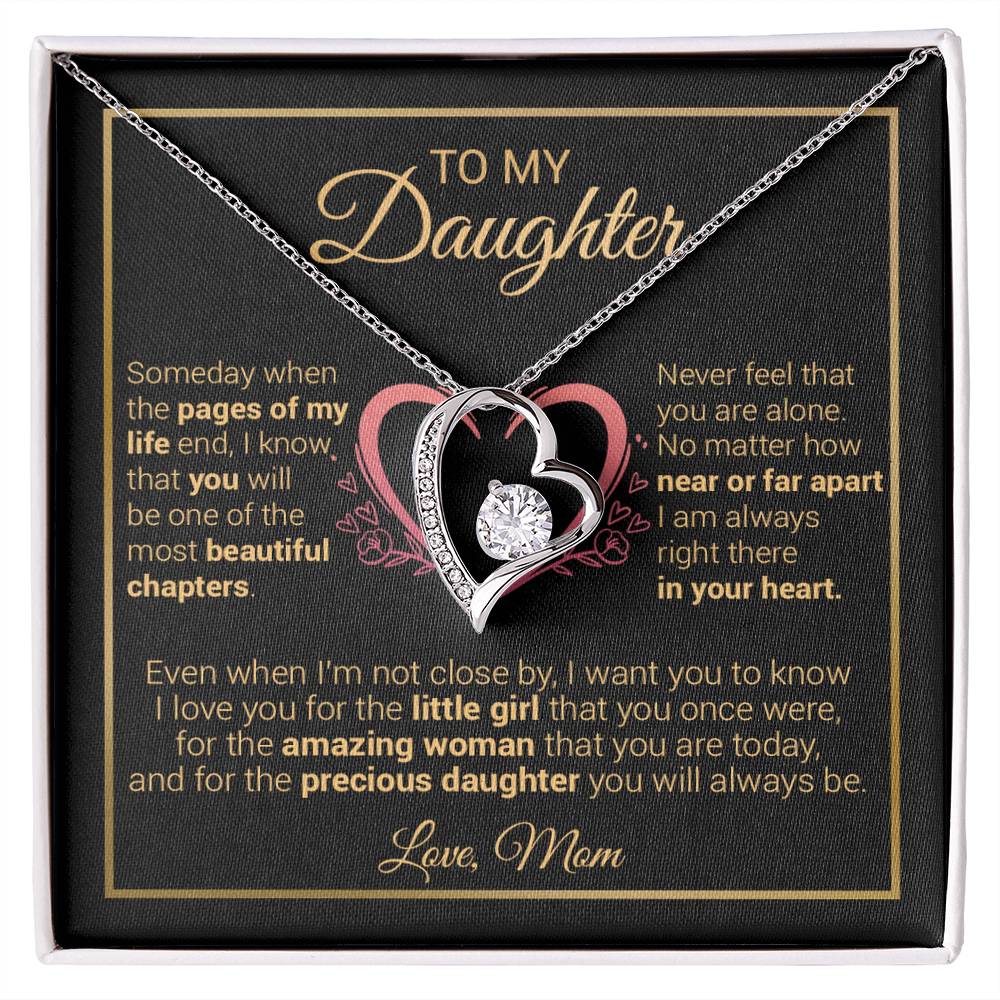 To My Daughter Necklace, Gift for Daughter from Dad And Mom Daughter 13_12