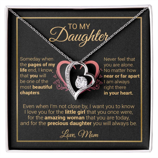 To My Daughter Necklace, Gift for Daughter from Dad And Mom Daughter 13_12