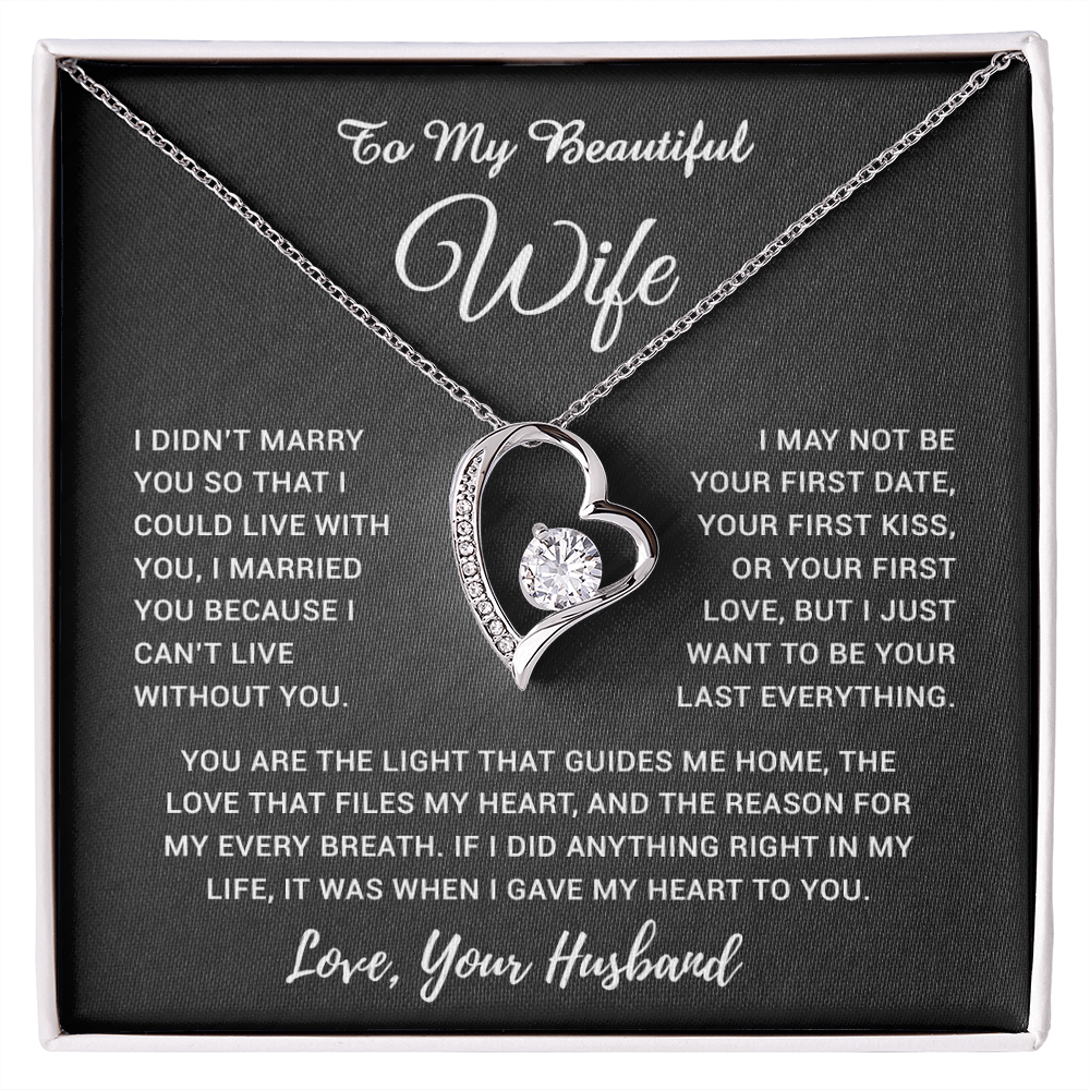 To My Wife Necklace, Gift For Wife, Anniversary Gift For Wife, Necklace For Wife 4_5