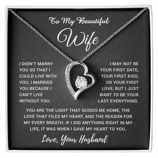 To My Wife Necklace, Gift For Wife, Anniversary Gift For Wife, Necklace For Wife 4_5