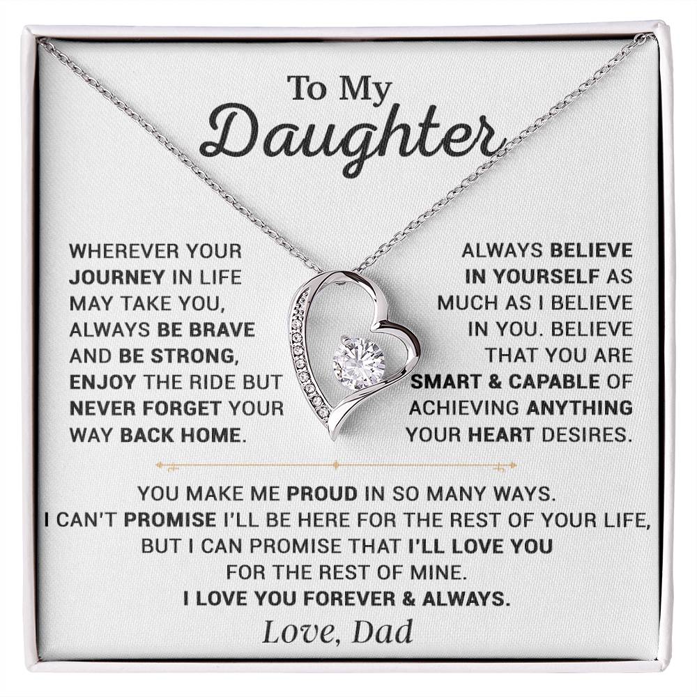 To My Daughter Necklace, Gift for Daughter from Dad, Daughter Father Necklace 12_10