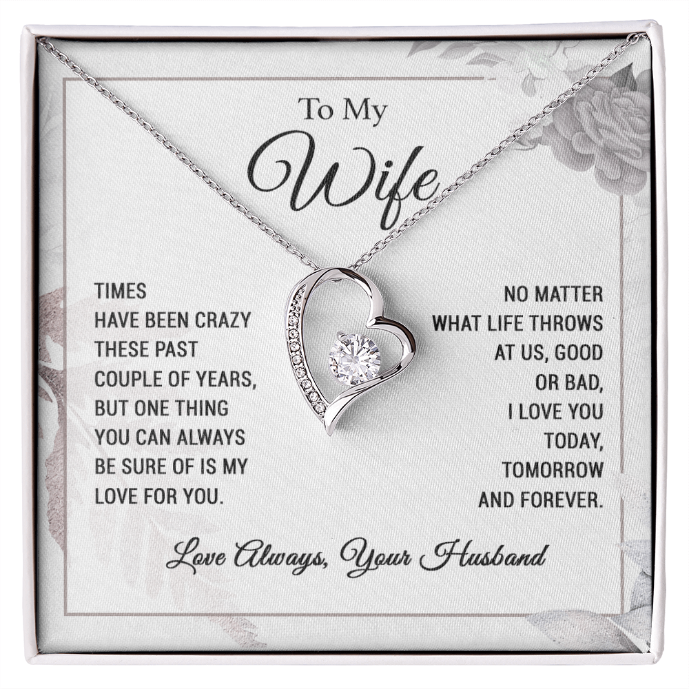 To My Wife Necklace Wife Gift from Husband, Anniversary Gift, Wife Birthday