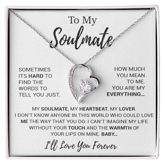 To My Soulmate Necklace, Soulmate Gift, Soulmate Jewelry Anniversary 16_8