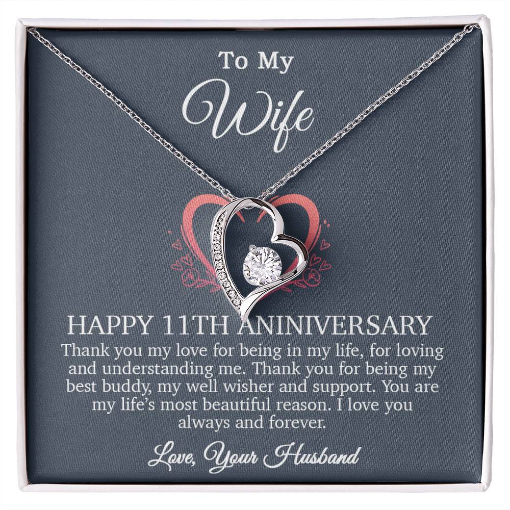 11th Anniversary Gift For Wife, 11 Year Anniversary Gifts, 11th Wedding Anniversary Gift Ideas_Blue