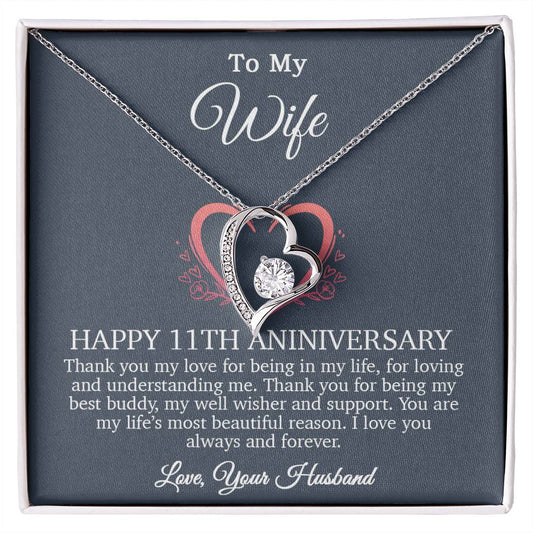 11th Anniversary Gift For Wife, 11 Year Anniversary Gifts, 11th Wedding Anniversary Gift Ideas_Blue