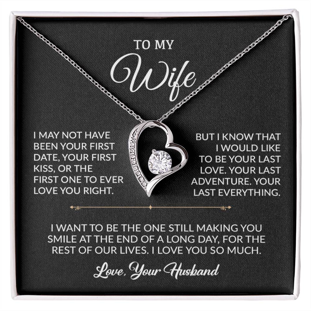 To My Wife Necklace, Gift For Wife, Anniversary Gift For Wife, Necklace For Wife