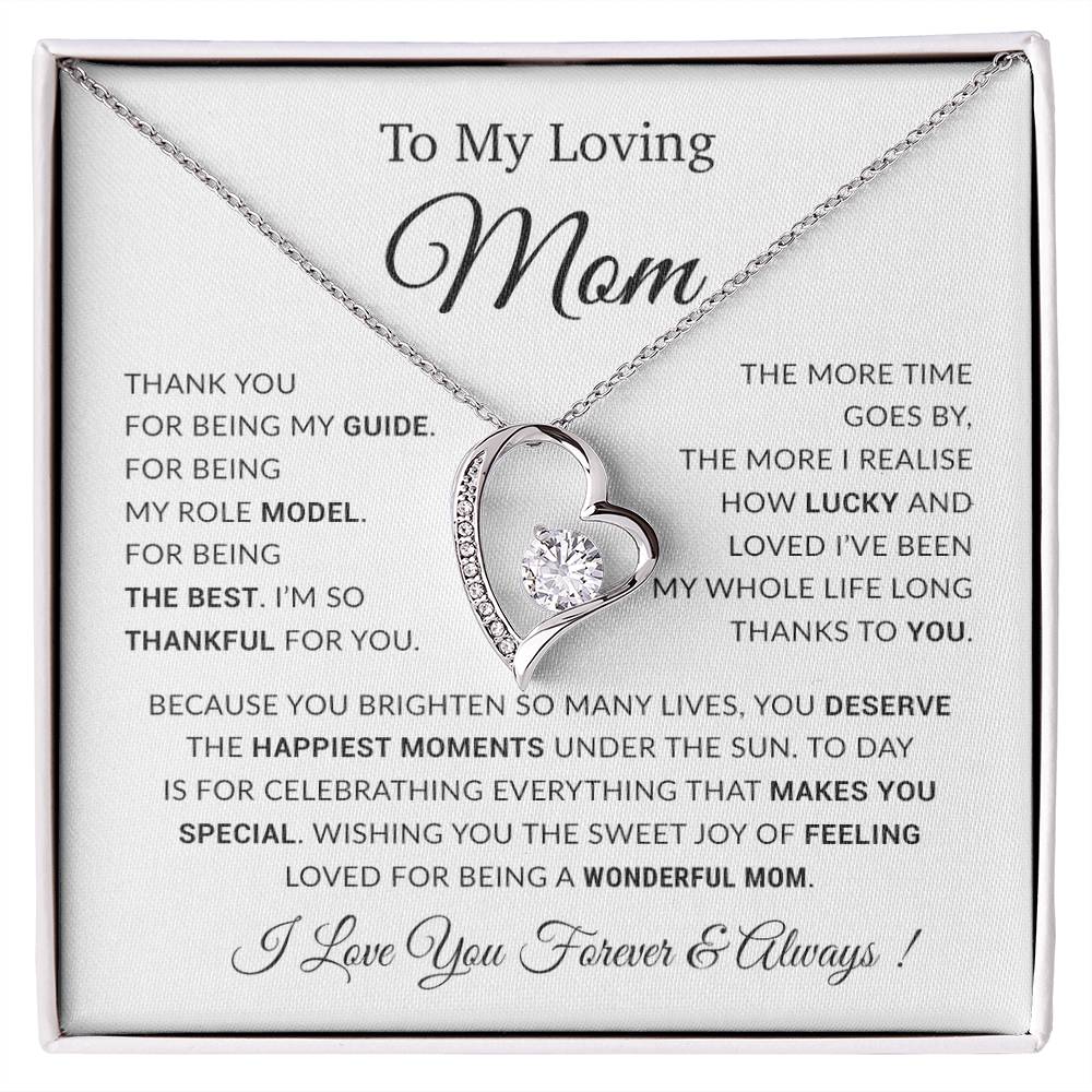 To My Mom Necklace, Gift For Mom, Mothers Day Gifts, Birthday Gift For Mom