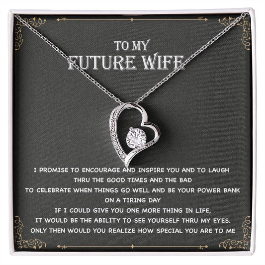 To My Future Wife Necklace, Engagement Gift for Future Wife, Birthday Gift