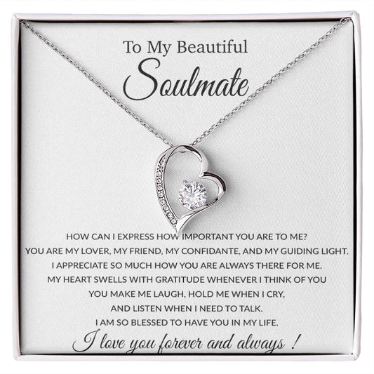 To My Soulmate Necklace, Gifts For Girlfriend Wife from Husband, Birthday Gift 25_3